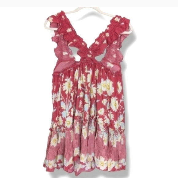 NWOT Free People Bali Wild Daisy Slip Dress $88 - Picture 5 of 7